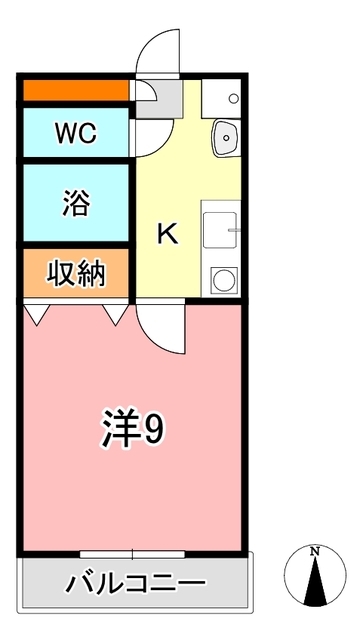 サンライズマンションの間取り