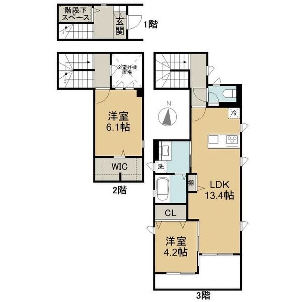 【S-castleの間取り】