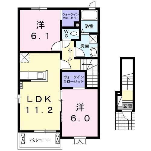 グラン　フルールIIの間取り