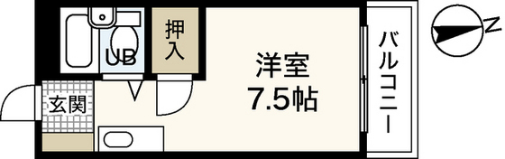 【広島市中区舟入本町のマンションの間取り】