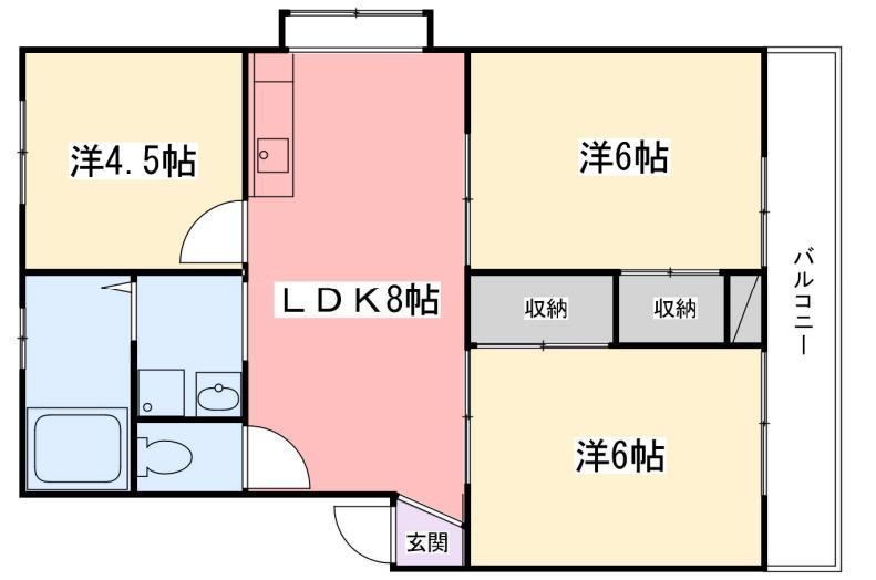 【第一青山ハイツの間取り】