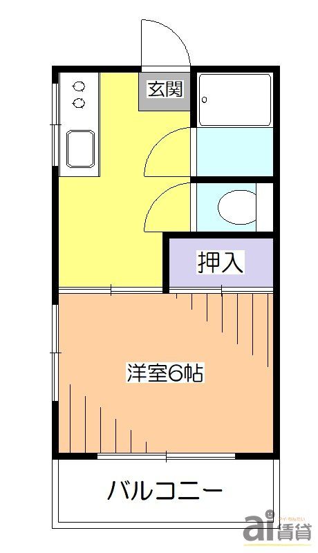 小平市小川町のアパートの間取り