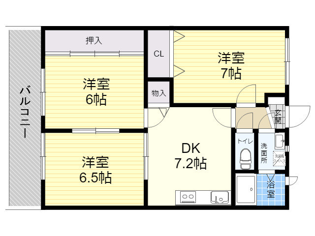 フォレスト・ビュー川崎の間取り