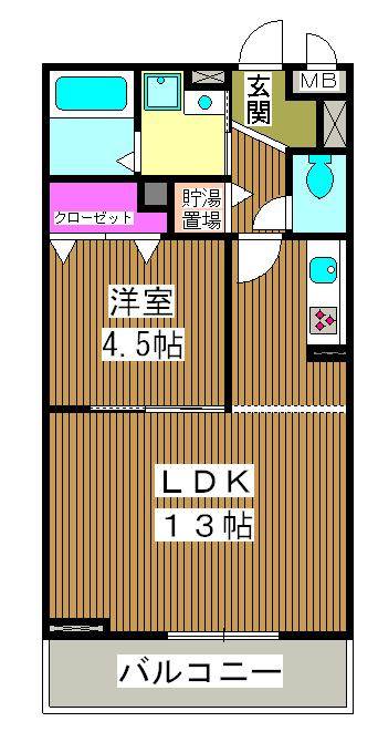 アネモスコート２の間取り