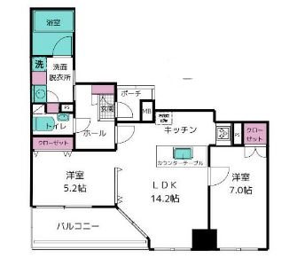 ロワール横濱関内の間取り