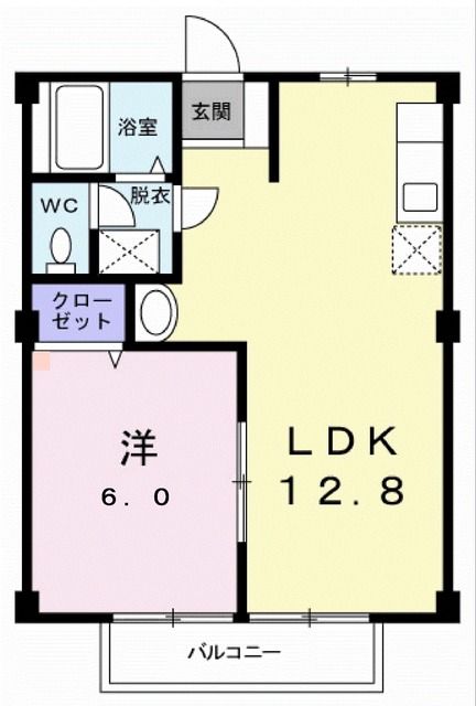 岩瀬郡鏡石町本町のアパートの間取り