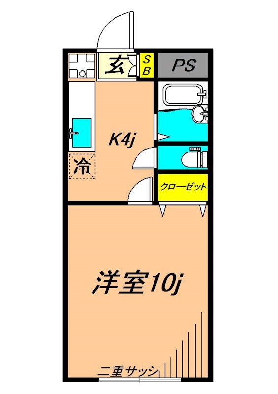 カラヴェーラ平塚の間取り