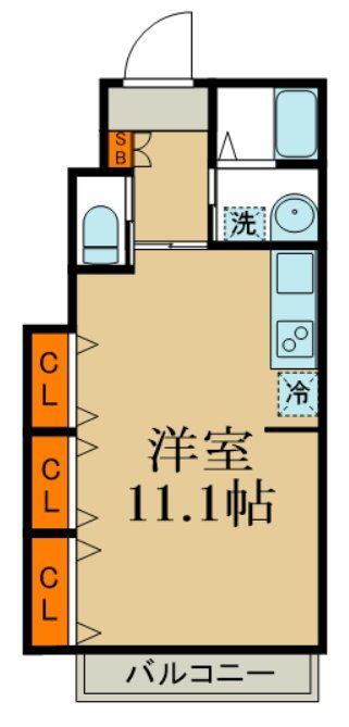 ふじみ野市駒林元町のアパートの間取り