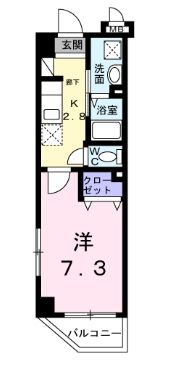 ラフレシール　ＳＨＩＭＡの間取り