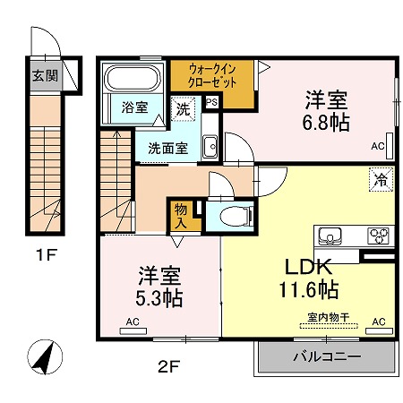 アビタシオンの間取り