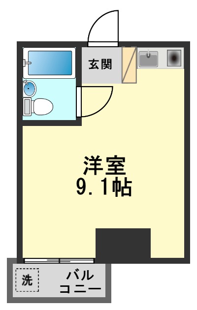 三好屋南小岩ビルの間取り