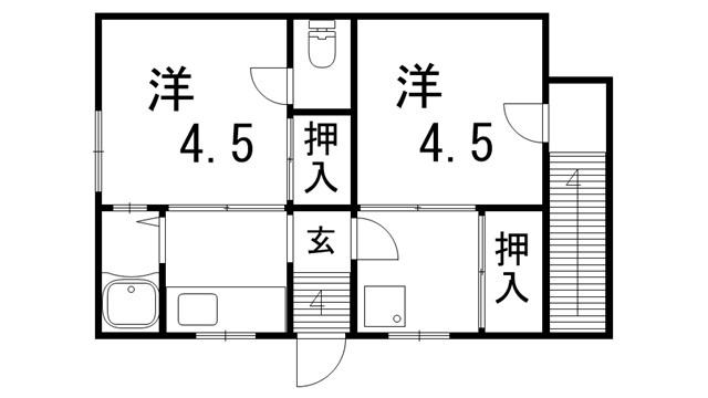 笠松通7丁目600の間取り