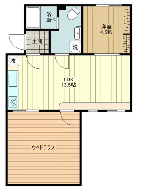 日野市多摩平のマンションの間取り