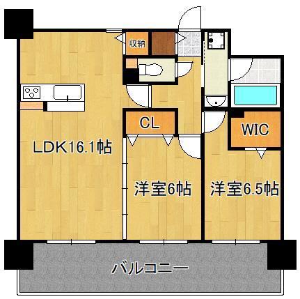 ニューガイアソラーレ下曽根の間取り