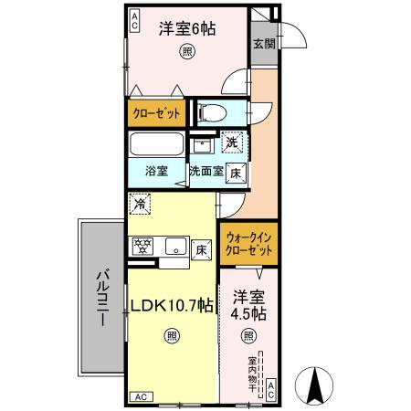 アンビシャス西熊本の間取り