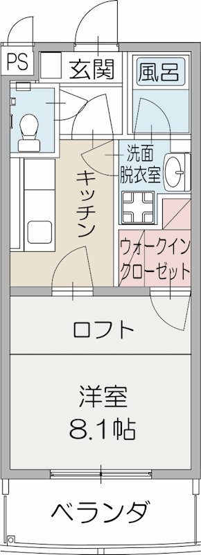 【富士市厚原のマンションの間取り】