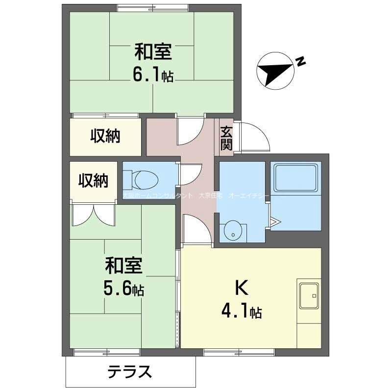 ファミール枚岡の間取り