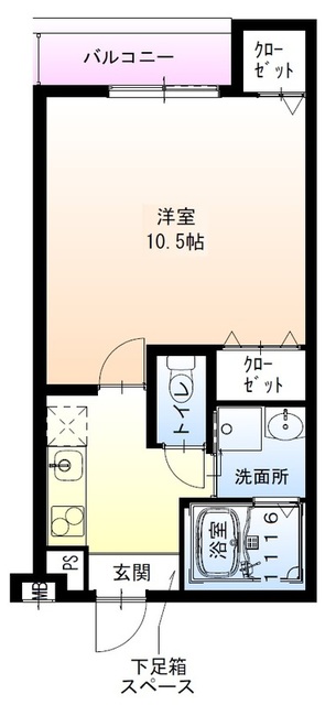 フジパレス高石駅西I番館の間取り