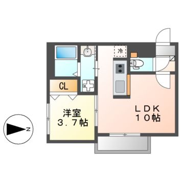 アルティス志賀本通の間取り