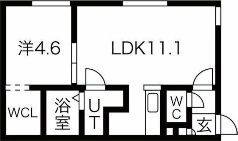 Pine hills豊平1条(豊平1-6MS)の間取り