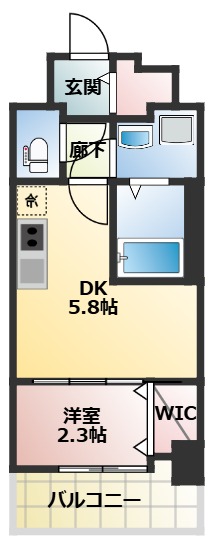 セレニテ江坂グランデの間取り