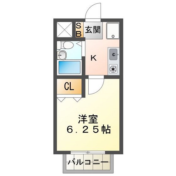 コーポユーの間取り