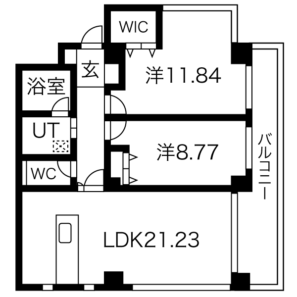 Blanc Maison覚王山の間取り