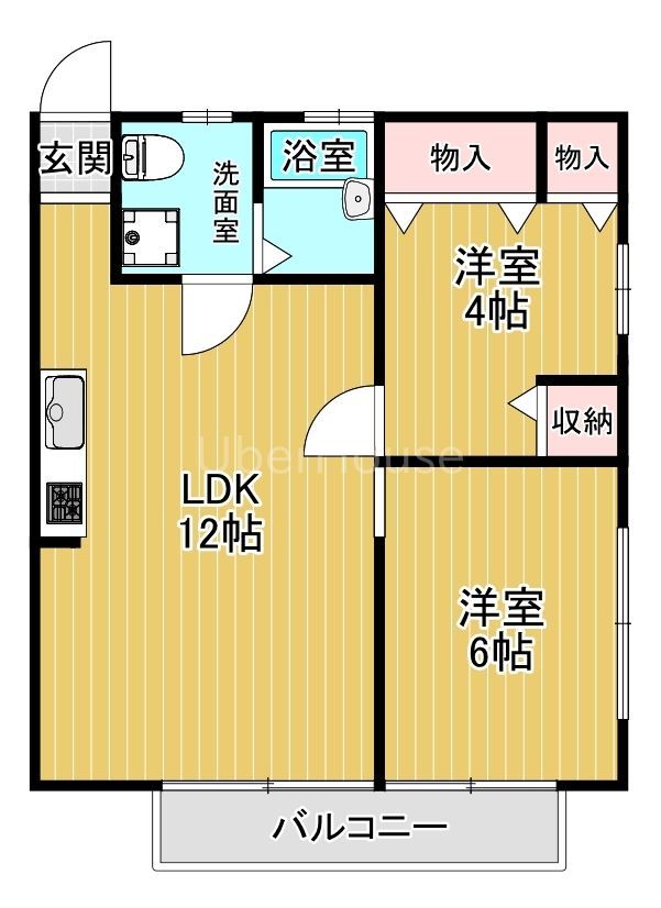 町田市図師町のアパートの間取り