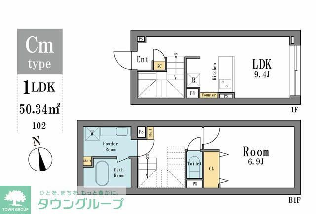 ＬＥＧＡＬＡＮＤ大井町の間取り