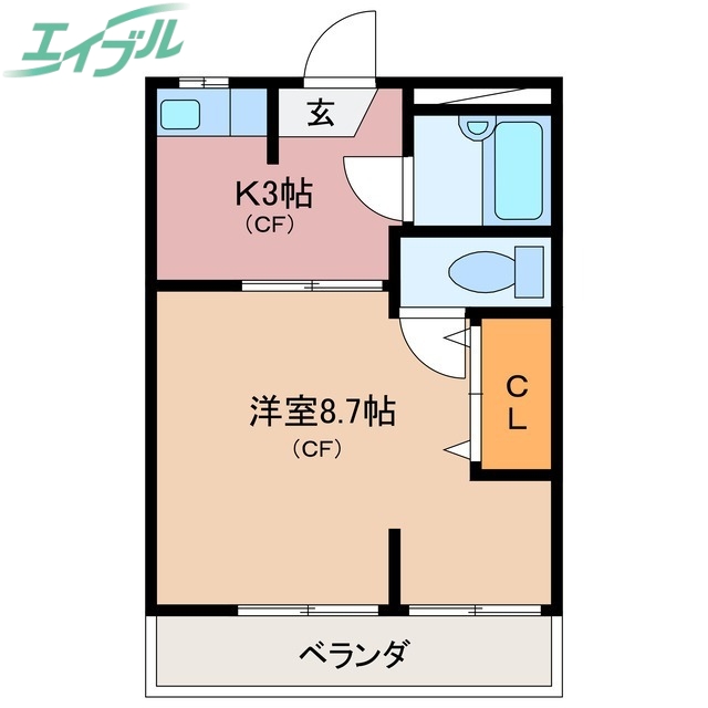 神久松鶴の間取り