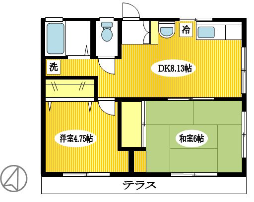 ハイツYANOの間取り