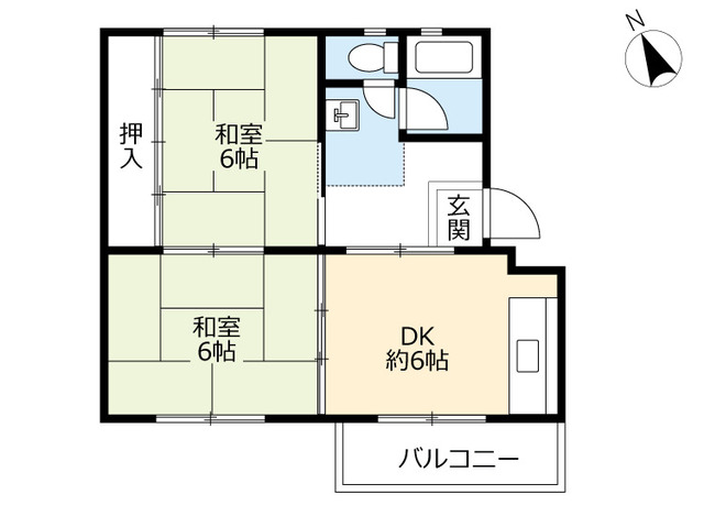 ＵＲ朝倉の間取り