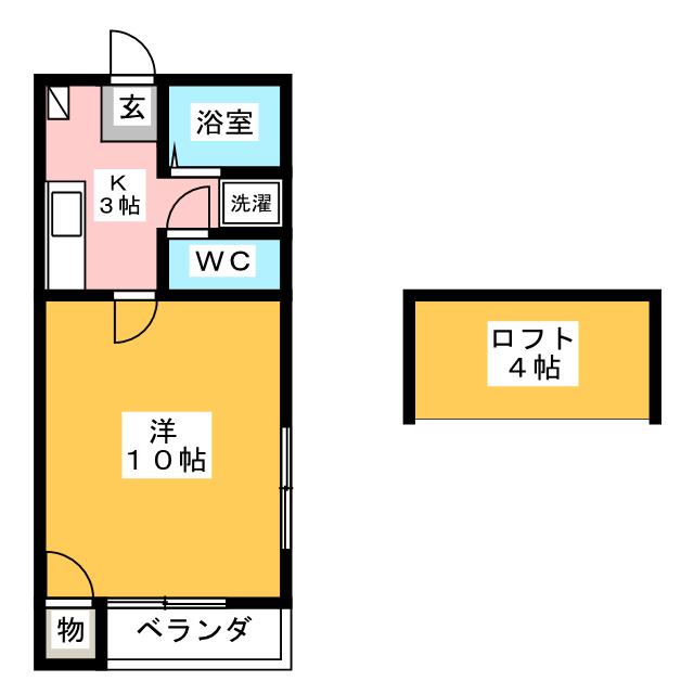 クレールドミール大山　Ｄの間取り