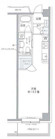 江東区豊洲のマンションの間取り