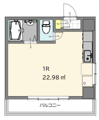 埼玉県川口市芝中田１（マンション）の賃貸物件の間取り