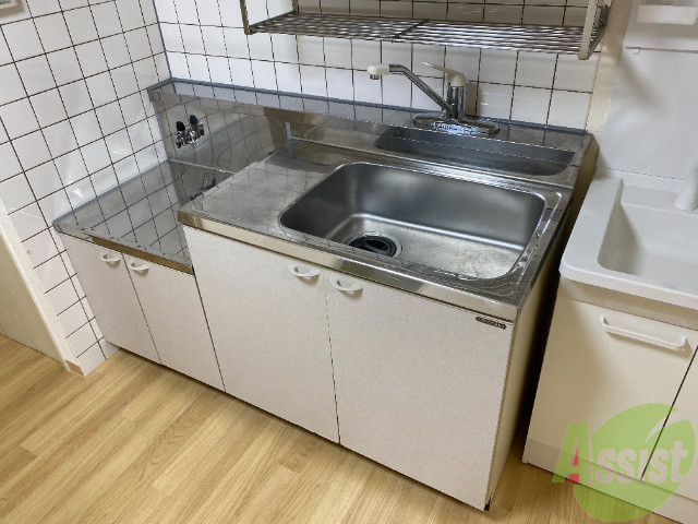 キッチン　キッチンの横幅は、このくらいになります。