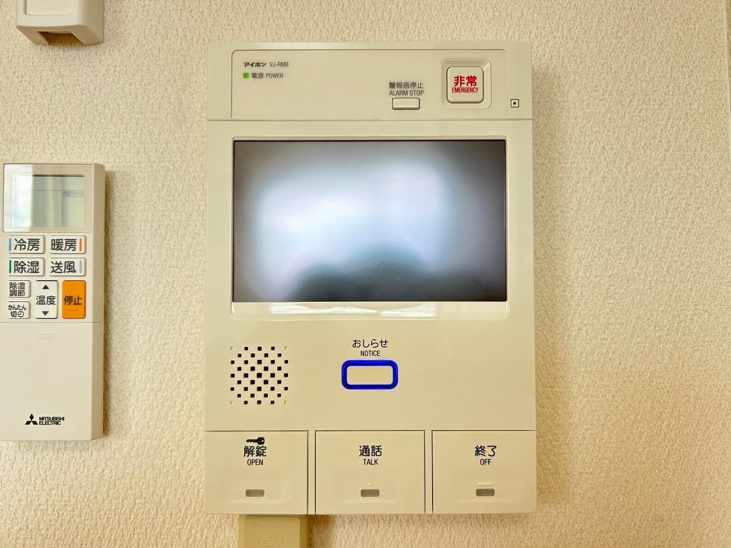 セキュリティ　モニタ付インターホン