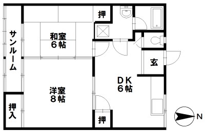 グリーンハイツ御園の間取り