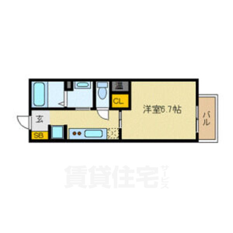 CMM京都駅前の間取り写真