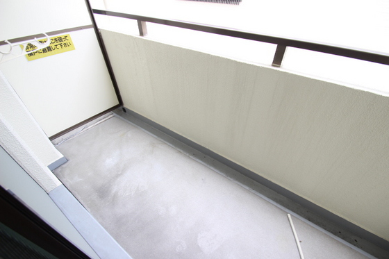 バルコニー　※別部屋の写真です