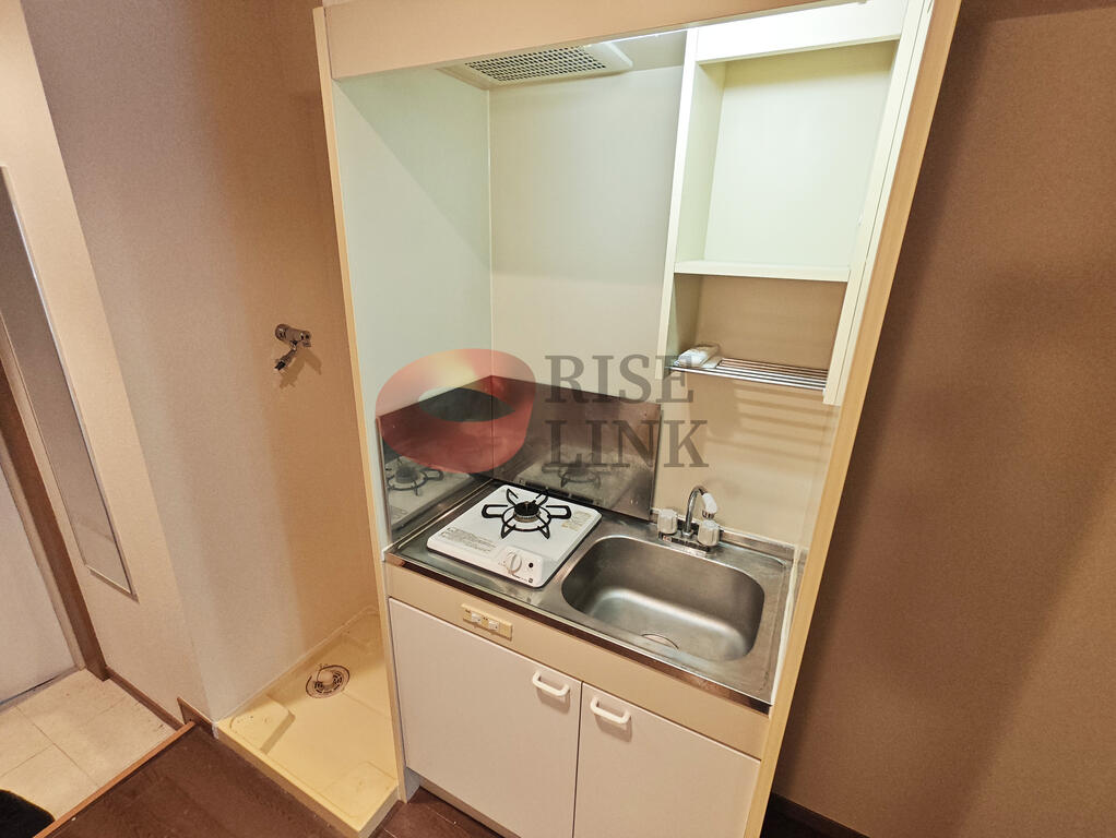 キッチン　コンパクトなガスコンロキッチンです