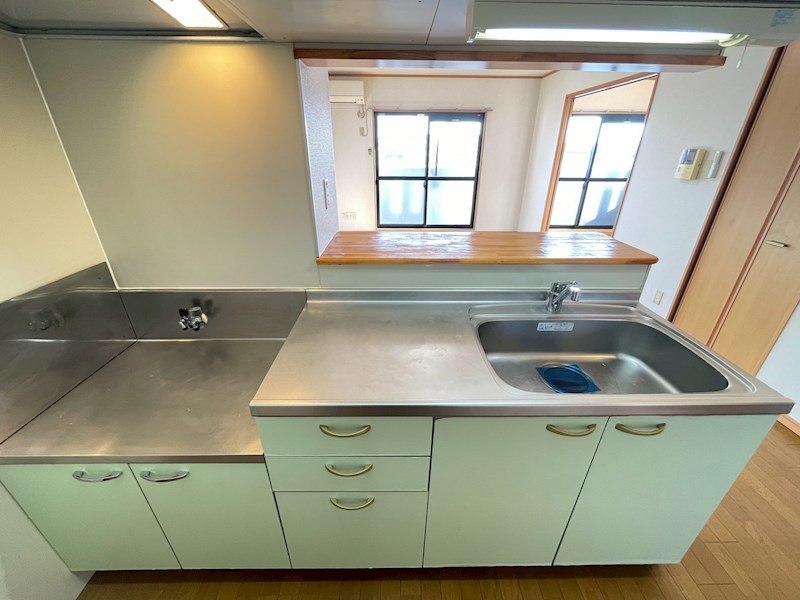 キッチン　使い勝手の良いキッチン。楽しくお料理できそうです♪