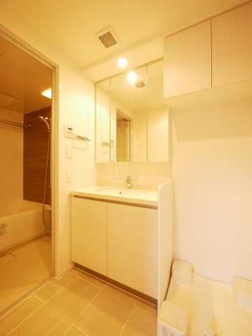 洗面設備　ザ・パークハビオ巣鴨の洗面所