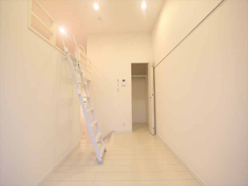 居室・リビング　洋室4.9帖　ロフト5.3帖（収納にも寝室にも使えます）