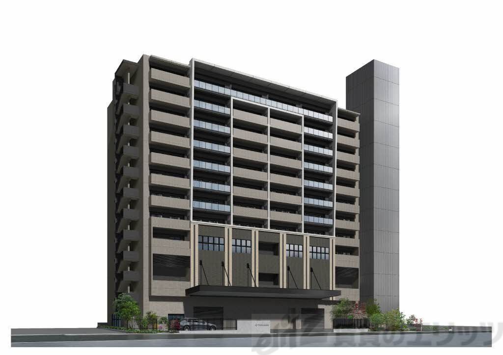 建物外観　外観パース図