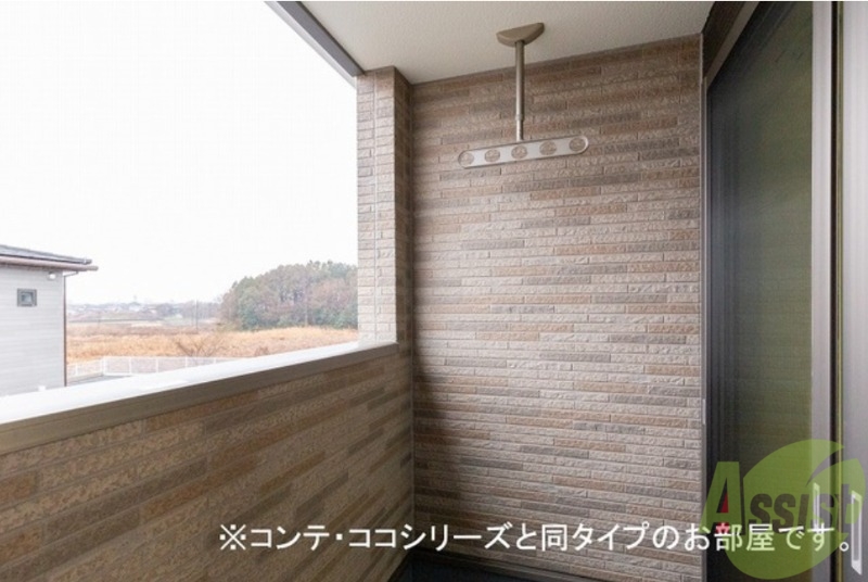 バルコニー　こちら建築中の物件となり、イメージ画像になります。