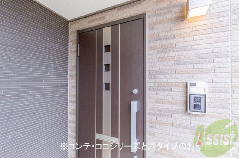 玄関　こちら建築中の物件となり、イメージ画像になります。