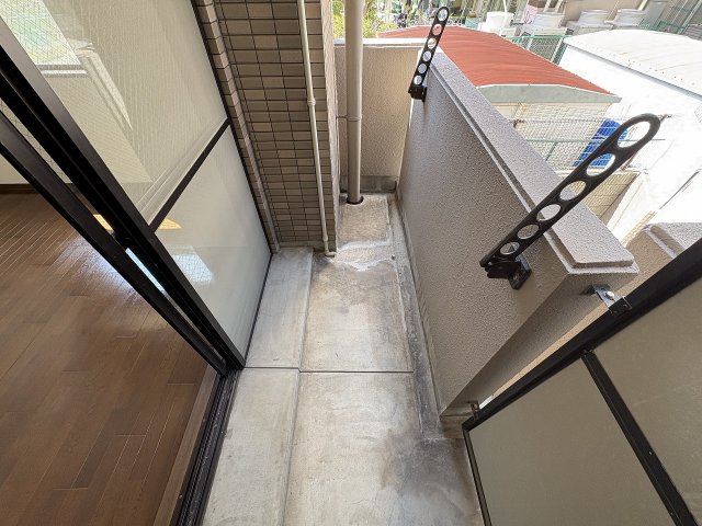 バルコニー　広々としたバルコニーです