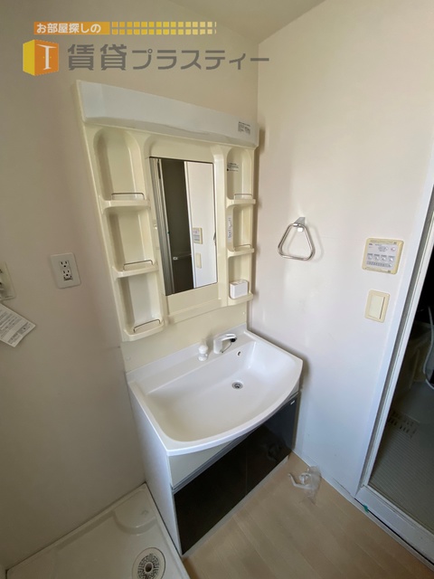 洗面設備　朝はここから！