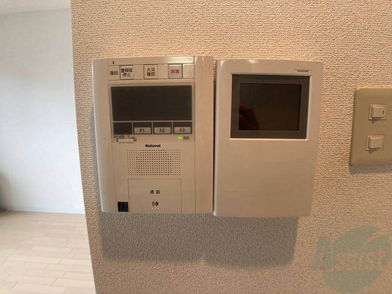 セキュリティ　インターホンで来客確認ができます。色々な機能が付いています。